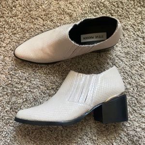 Steve Madden Booties Snake Skin